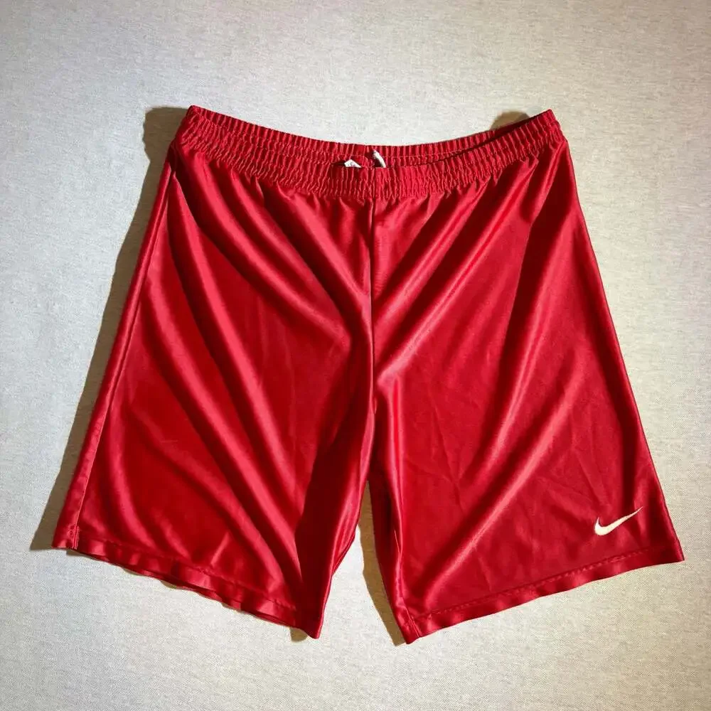 Vintage Nike Men's Red Athletic Basketball Shorts